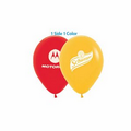 Helium Balloon 12" Latex Imprinted 1 Side 1 Color